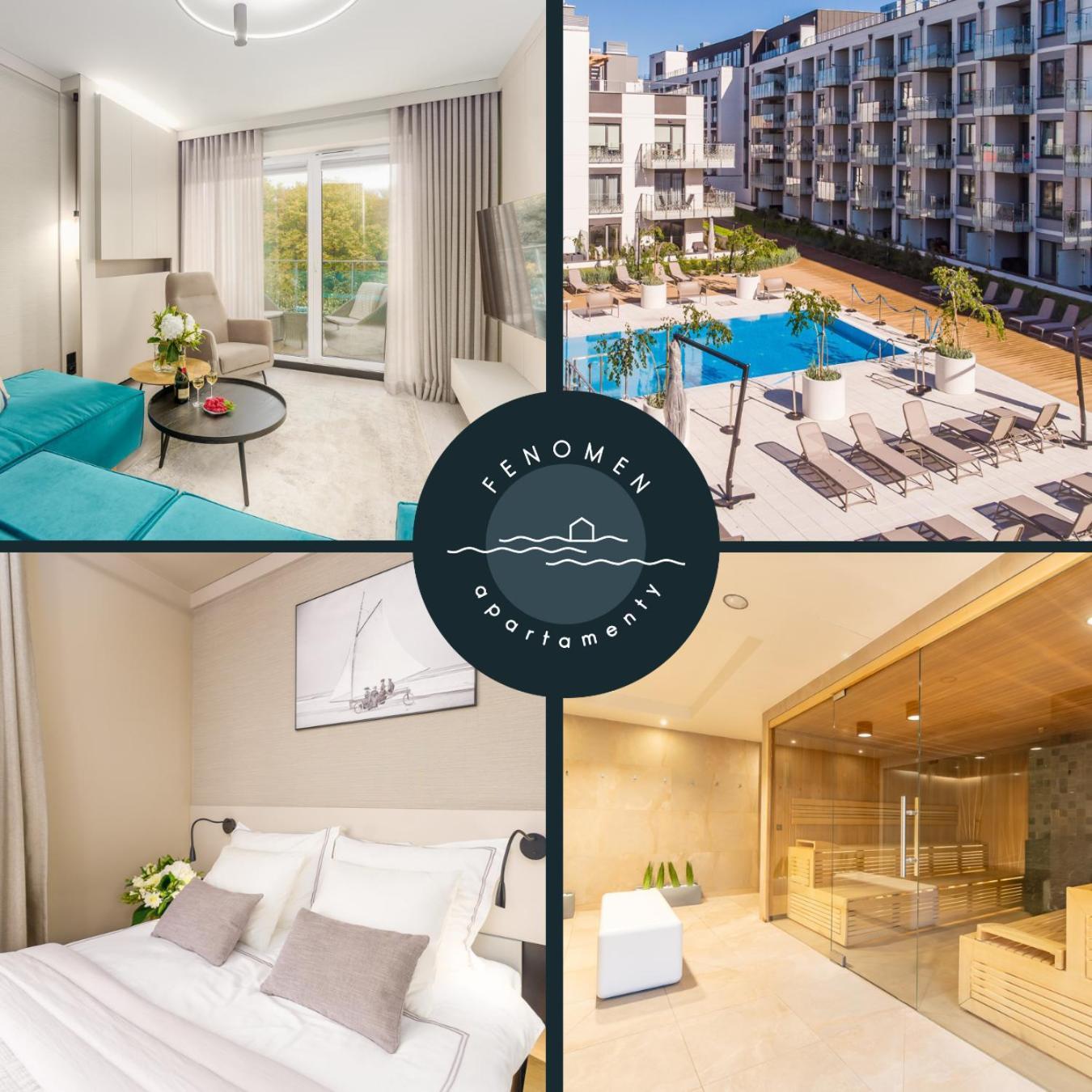 Apartamenty Fenomen - Premium Park & Sea, Nadmorskie Tarasy Free Parking, Swimming Pool, Sauna And Other! Kolobrzeg Ngoại thất bức ảnh